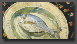 Grey mullet 30x60cm